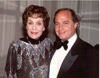 Jane Wyman and Stan Rubin at the 1998 'Commitment to a Cure' gala.